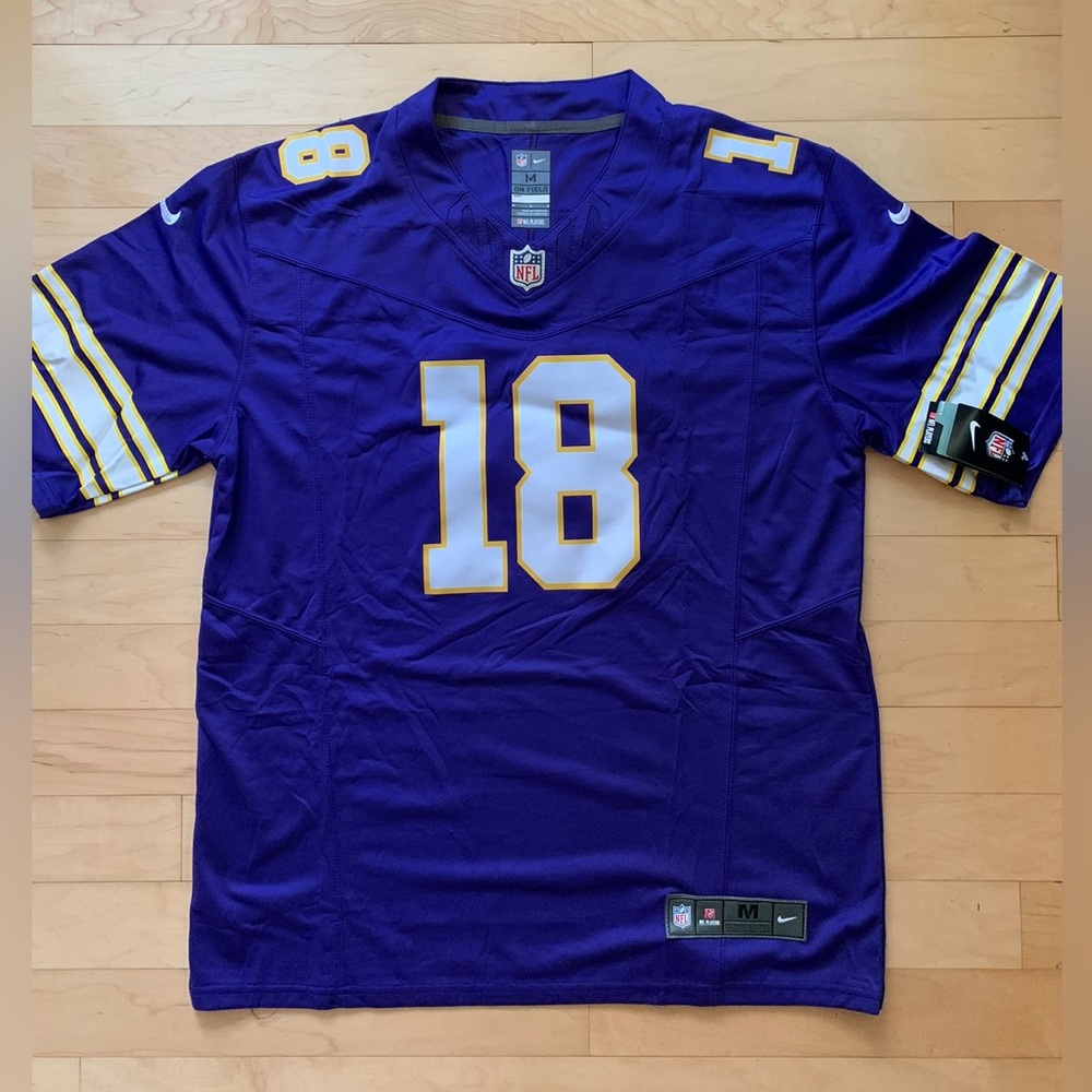 Justin Jefferson Jersey Minnesota Viking Jersey, Rare, Purple - men’s medium